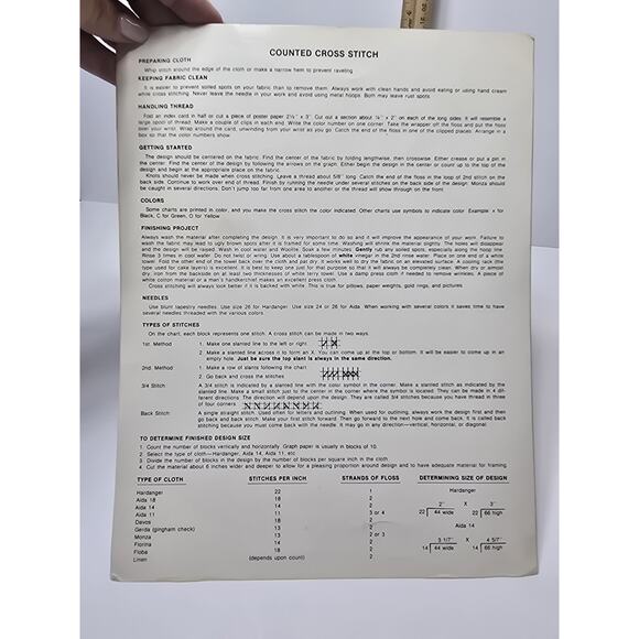 Country Crafts Alphabet Sampler Cross Stitch Pattern Pat Waters Leaflet 49 - Picture 3 of 3